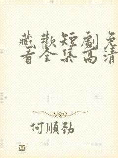 藏欢短剧免费观看全集高清