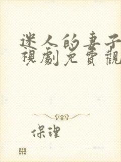 迷人的妻子 电视剧免费观看中文版