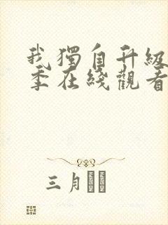 我独自升级第二季在线观看12集封面