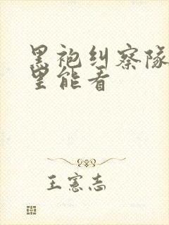 黑袍纠察队在哪里能看