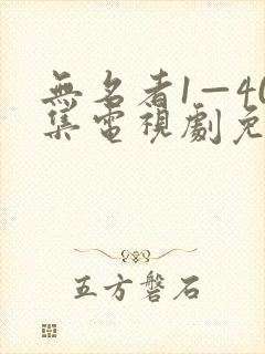 无名者1—40集电视剧免费观看