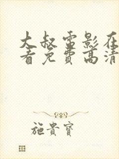 大叔电影在线观看免费高清完整版封面