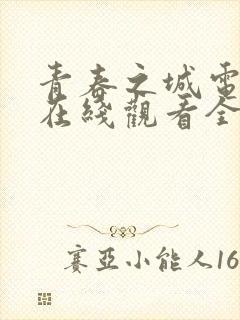 青春之城电视剧在线观看全集免费