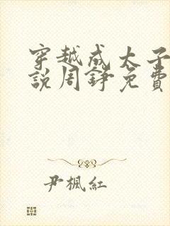 穿越成太子的小说周铮免费阅读