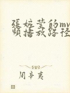 张婉莹的mv视频播放路径与视频