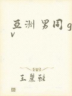 亚洲 男同 gv封面