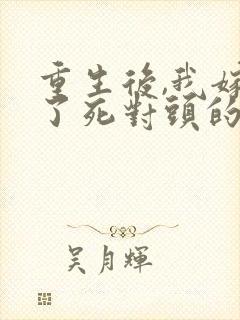 重生后,我嫁给了死对头的未婚夫全