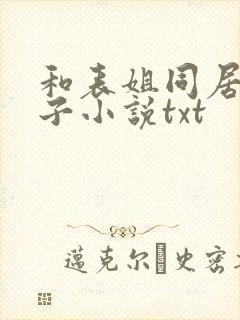 和表姐同居的日子小说txt