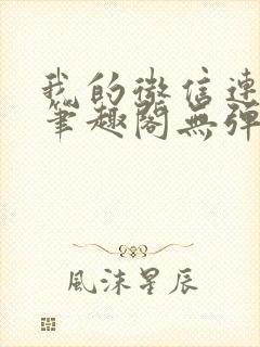 我的微信连三界笔趣阁无弹窗封面