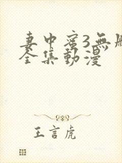 妻中蜜3无删减全集动漫