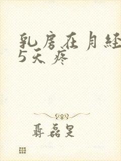 乳房在月经前15天疼