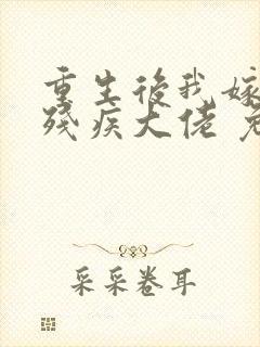 重生后我嫁给了残疾大佬 免费下载