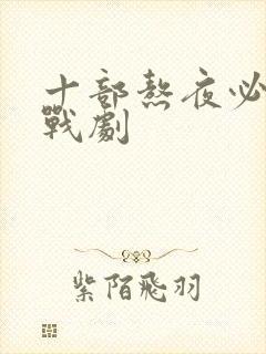 十部熬夜必看谍战剧