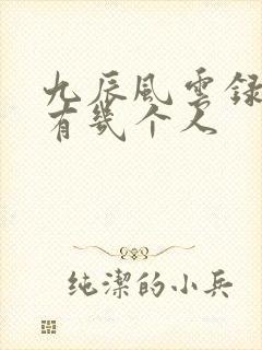 九辰风云录女主有几个人