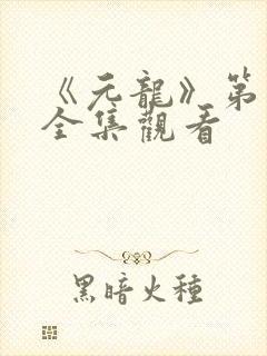 《元龙》第一季全集观看