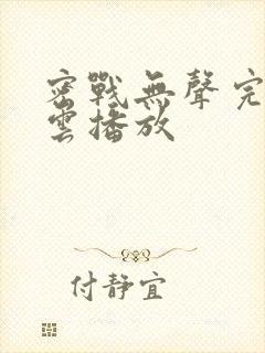 密战无声完整版云播放