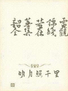 韶华若锦电视剧全集在线观看免费