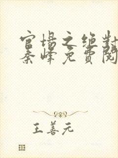 官场之绝对权力秦峰免费阅读