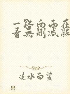 一路向西在线观看无删减版完整