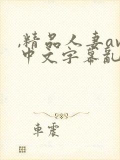,精品人妻av中文字幕乱码