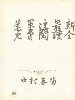 叶军浪最新章节免费阅读全文封面