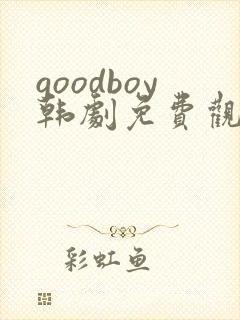 goodboy韩剧免费观看国语版