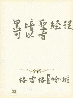 黑暗圣经从哪里可以看