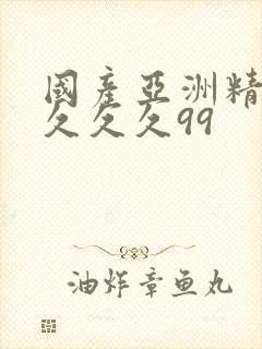 国产亚洲精品久久久久99