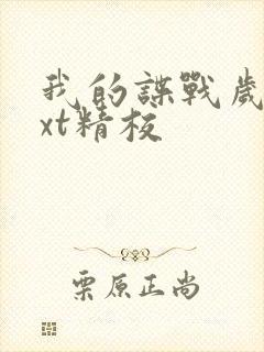 我的谍战岁月txt精校