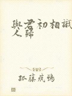 与君初相识与故人归封面