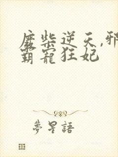 废柴逆天,邪王霸宠狂妃封面