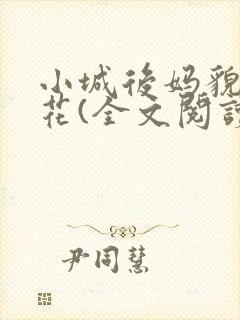 小城后妈貌美如花(全文阅读)