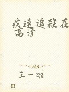 疾速追杀在线1 高清