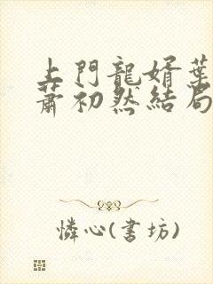 上门龙婿叶辰,萧初然结局封面