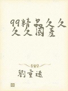 99精品久久久久久国产