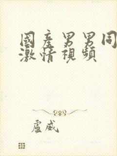 国产男男同性恋激情视频