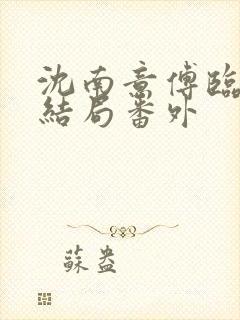 沈南意傅临洲大结局番外