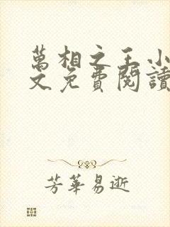 万相之王小说全文免费阅读免费