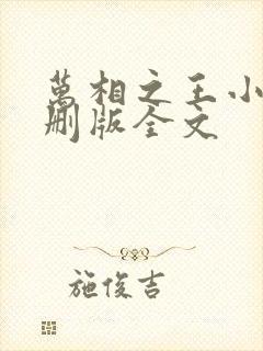 万相之王小说未删版全文