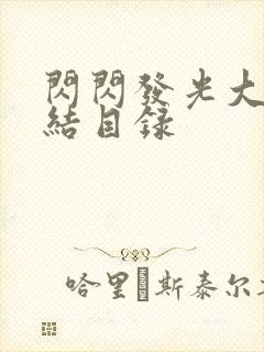 闪闪发光大团圆结目录