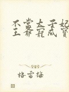 不当太子妃我被王爷宠成宝封面