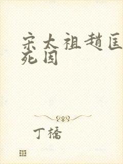 宋太祖赵匡胤的死因