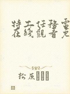 特工任务电视剧在线观看免费完整版封面