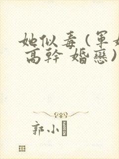 她似毒 (军婚 高干 婚恋)完结