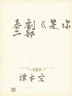 泰剧《是你》第二部