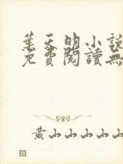 叶天明小说全文免费阅读无弹窗最新章节