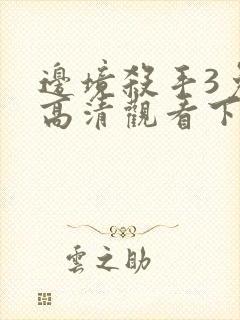 边境杀手3免费高清观看下载封面