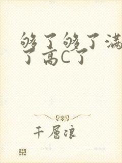 够了够了满到C了高C了封面