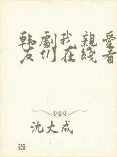 韩剧我亲爱的朋友们在线看免费