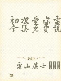 初次爱你电视剧全集免费观看高清在线